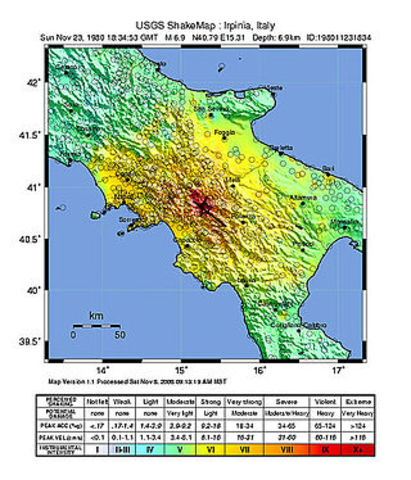 Terremoto dell'Irpinia
