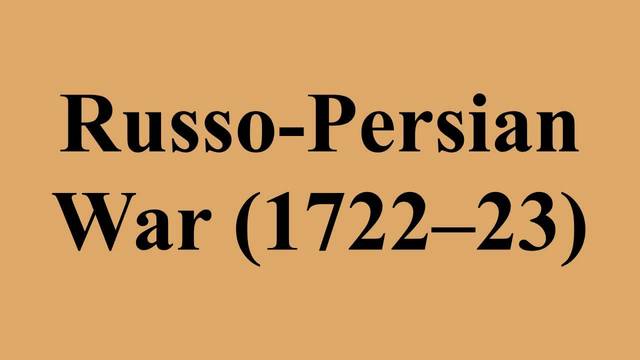 Russo-Persian War