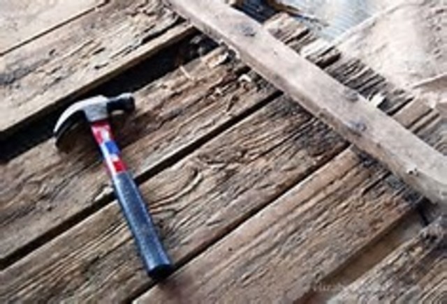 Donated Reclaimed Wood for Fence Received