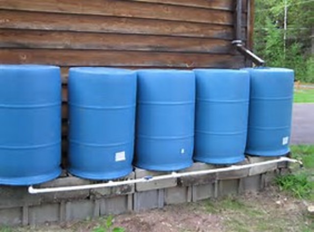 Installation of Rain Barrels