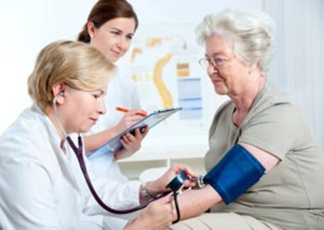 blood pressure screening every 2 years