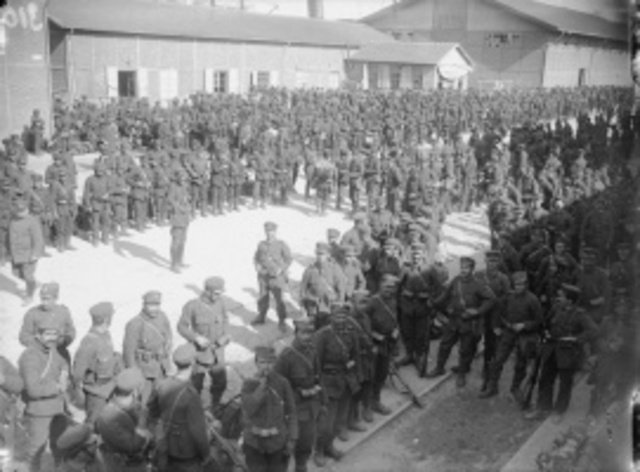 Greece enter the war on the side of the Allies