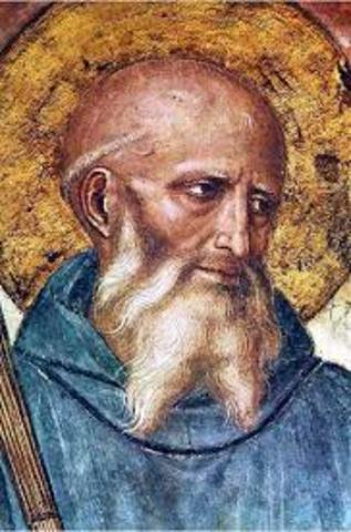 SAN BENITO FUNDA LA ORDEN DE LOS BENEDICTINOS
