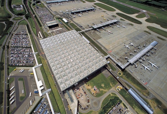 la terminal del aeropuerto de Stansted en Essex