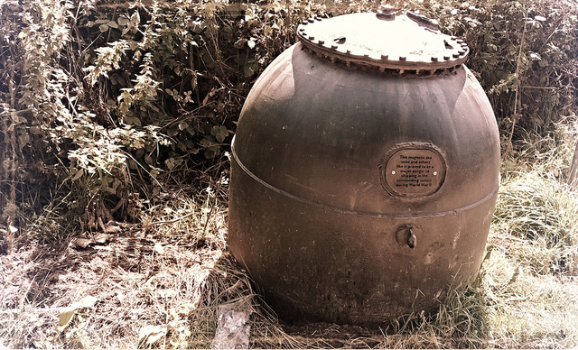 British detonate mines