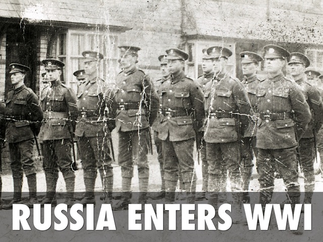 Russia enters WW1