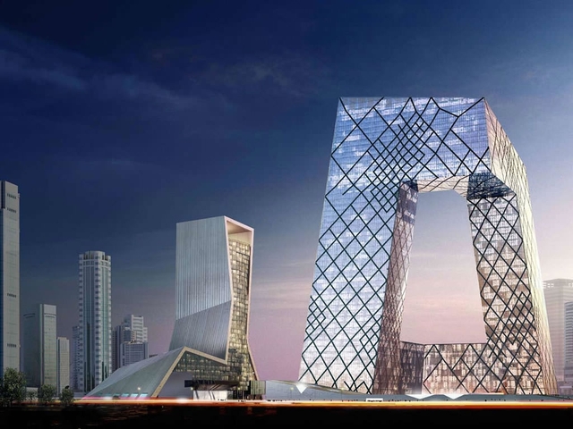 Sede de la Televisión Central de China (Edificio CCTV)