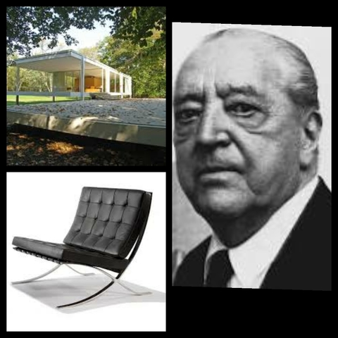 Ludwig Mies van der Rohe - Casa Farnsworth, Colección Barcelona.