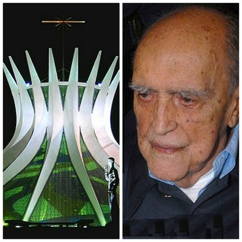 Oscar Ribeiro de Almeida Niemeyer - Catedral de Brasilia.