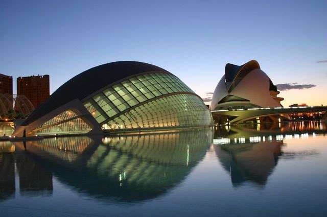 Santiago Calatrava - Ciudad de las Artes de Ciencias de Valencia