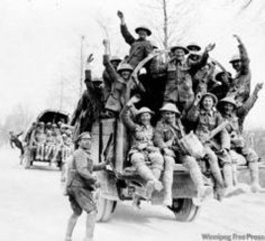 War with Canada ends