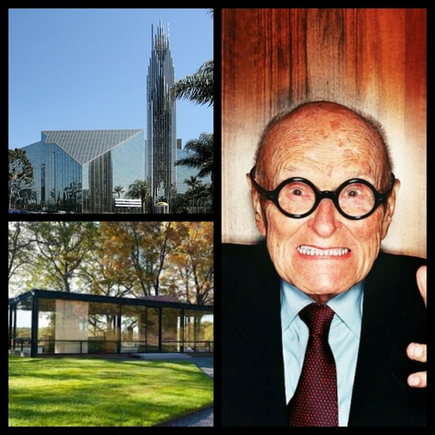 Philip Johnson - Catedral de Cristal, Glass House.