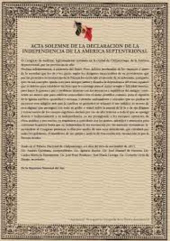 acata solemne de la declaración de independencia de la américa septentrional