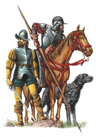 Conquistadores y nuevos pobladores