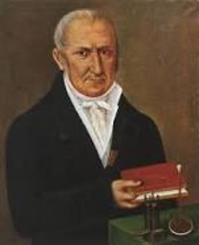 Alessandro Volta (, 18 de febrero de 1745-, 5 de marzo de 1827 , Italia )