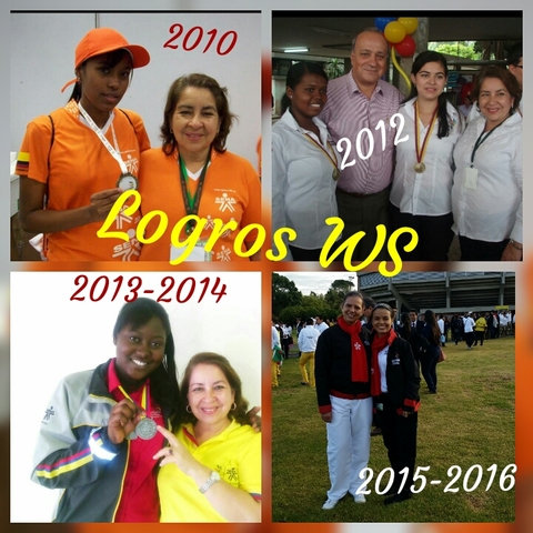 Logros WorldSkills (WS) 2010 a 2016 Estudiantes Auxiliar Enfermería