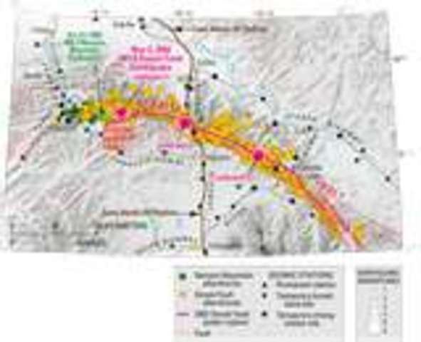 Central Alaska/ largest earthquake