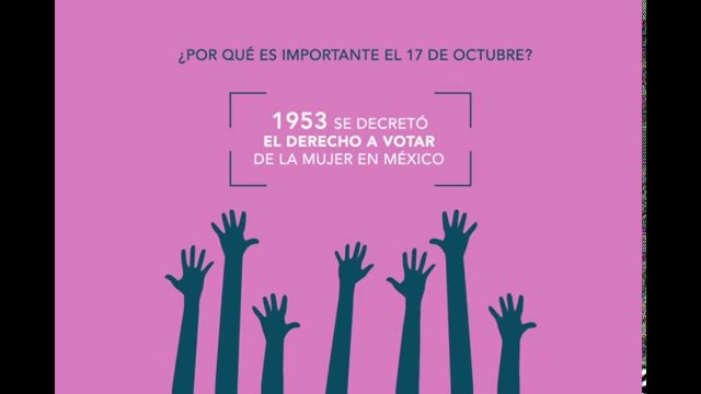 Se otorga el derecho al voto a la mujer en México