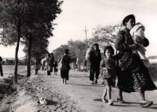 Evacuación de Madrid