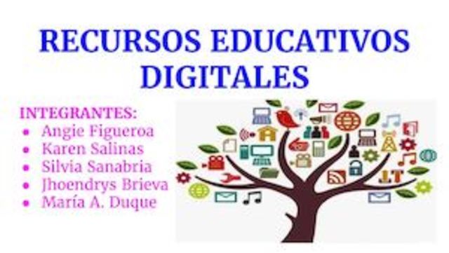 Recursos Educativos Digitales