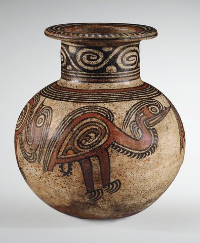 The spread of ceramics in Central America came later.