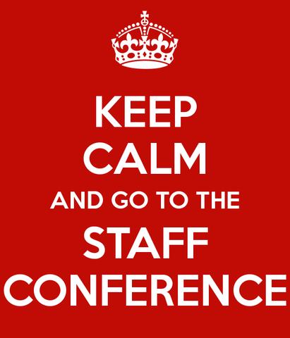 Staff Conference to Evaluate Progress of Implementation