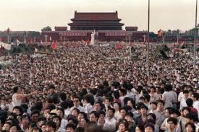 Protestas de la plaza Tiananmen.