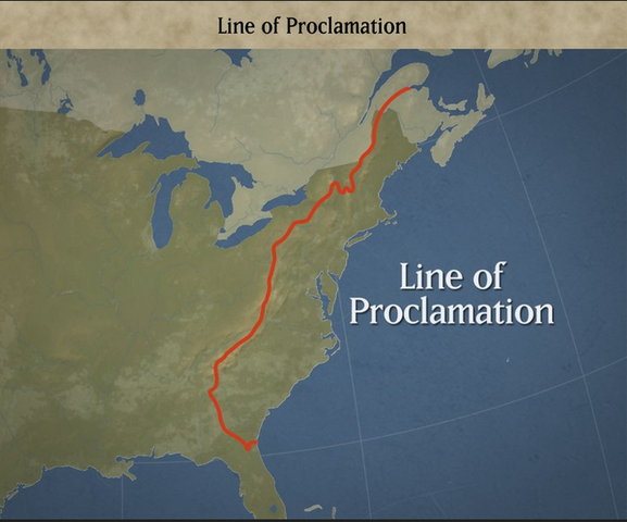 The Proclamation Line of 1763
