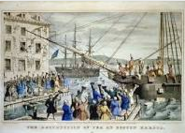Boston Tea PartyThe Boston Tea Party was a political protest by the Sons of Liberty in Boston, Massachusetts, on December 16, 1773.