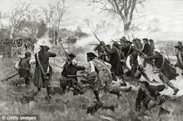 Battle of Lexington and Concord “shot  heard ‘round the world”