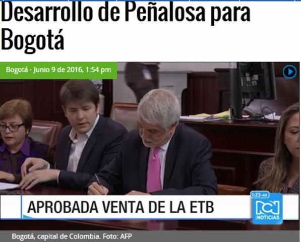 Entró en vigencia el Plan de Desarrollo de Peñalosa para Bogotá