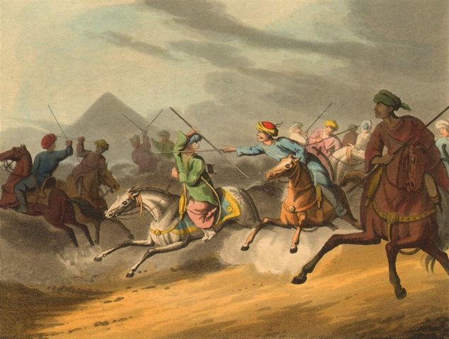 los mamelucos entran a egipto