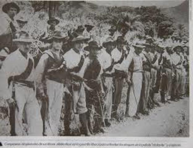 Nacimiento de las guerrillas liberales campesinas.