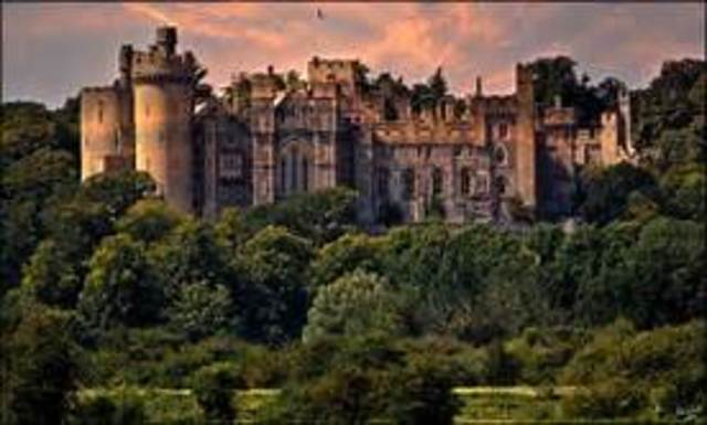 Arundel Castle building work