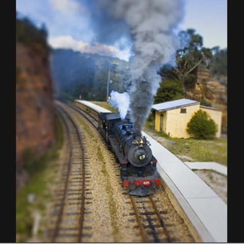 Liesel and Werner on the train