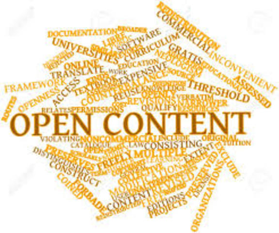 Concepto de contenido abierto "David Wiley"