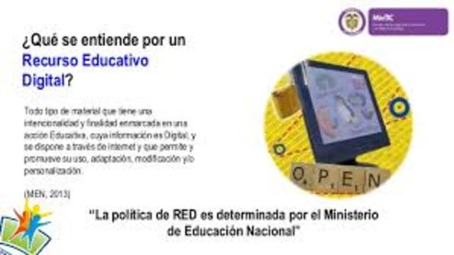 Recursos educativos digitales (RED), Ministerio de Educación (2013)