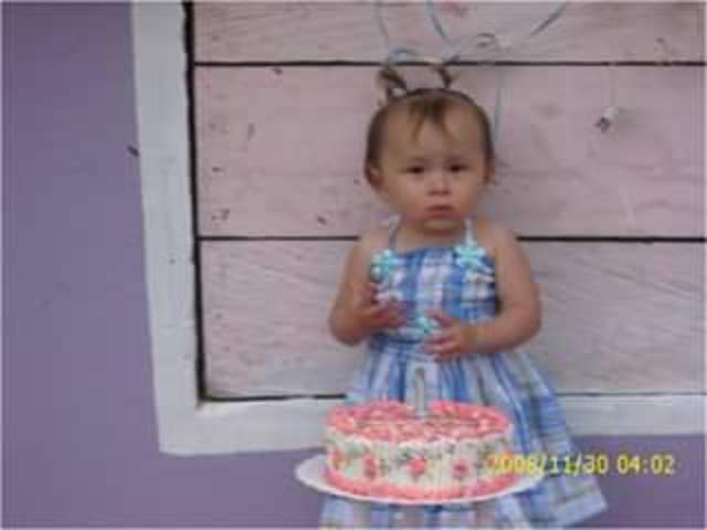 PRIMER AÑITO DE NUESTRA HIJA