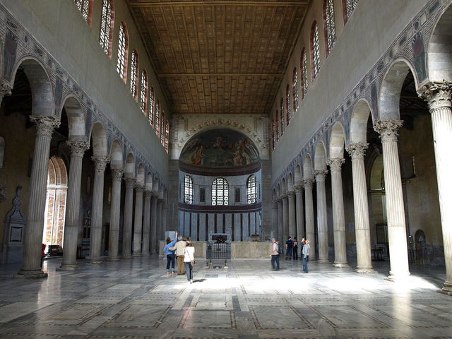 EDAD MEDIA: Paleocristiana (BASILICA DE SANTA SABINA)