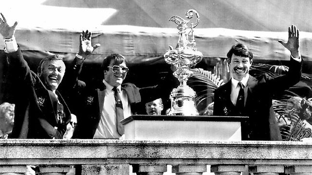 Australia wins the America's Cup