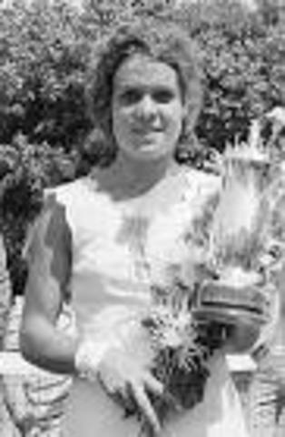 Evonne Goolagong (Cawley) wins her first Wimbledon Tennis Championship