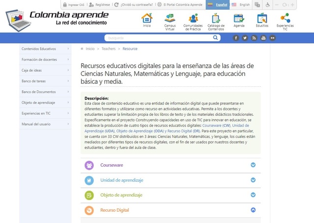 El concepto de REDA en el Portal Educativo Colombiaaprende