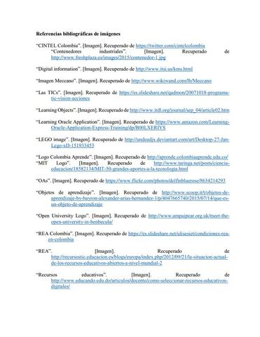 Referencias bibliográficas de imágenes