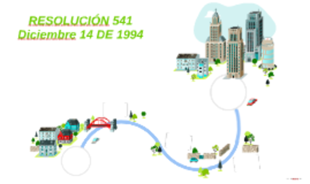 Resolucion 541 de 1994