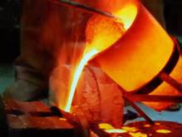 fundición del cobre
