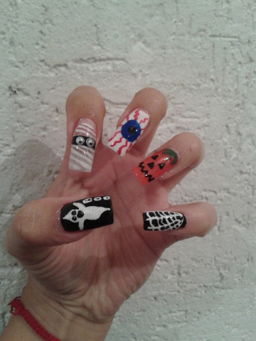 Uñas Halloween