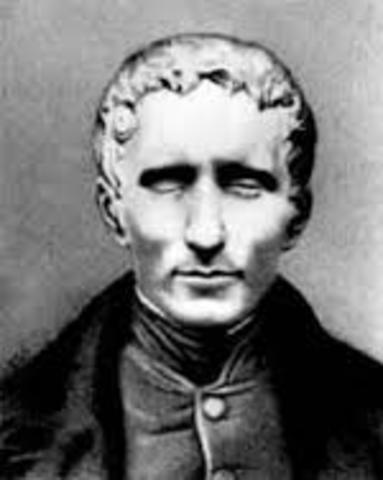 1809 - 1852 Louis Braille (pedagogo, Francia)