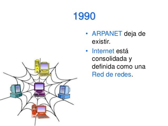 Desaparición de ARPANET