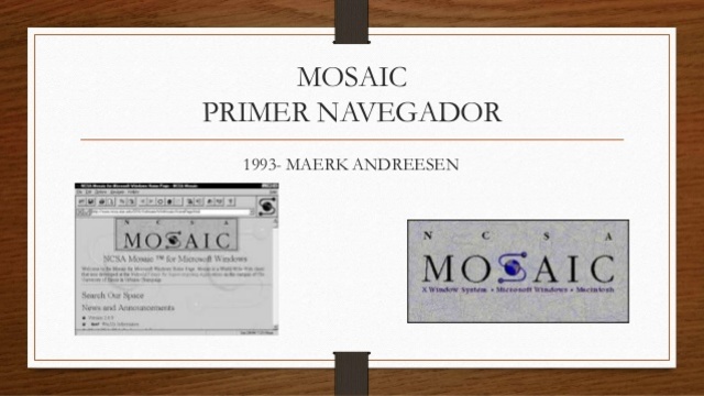 Aparición del navegador web NCSA Mosaic​ Primer buscador de la historia, Wandex servía como un índice de páginas web.