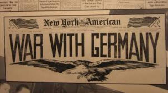 U.S. Declares War on Germany